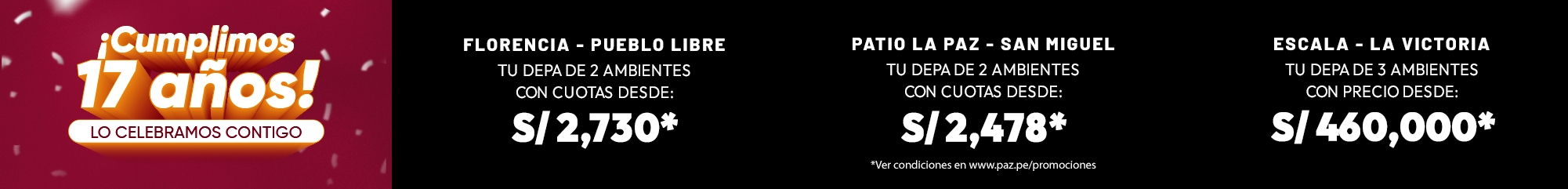 Promociones paz