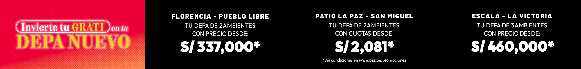 Promociones paz