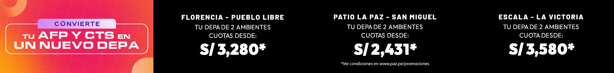 Promociones paz